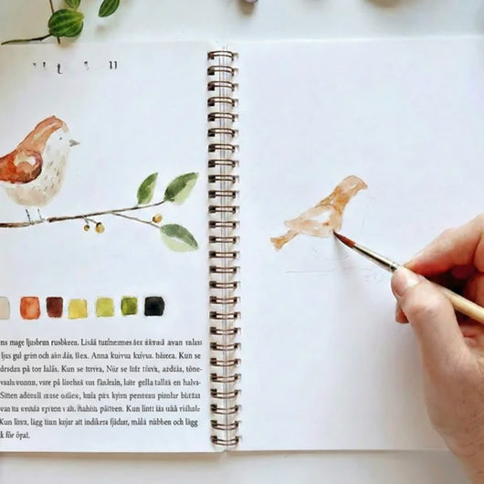 Täydellinen akvarellimaalaussetti